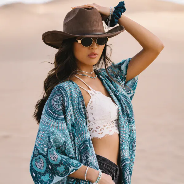 "Sayulita Mandala" Kimono