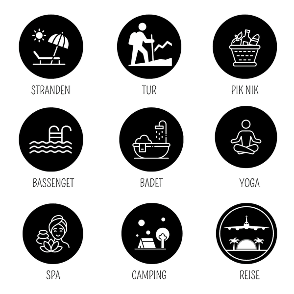 "Sj&oslash;stjerner & Albueskjell" Badeh&aring;ndkle 