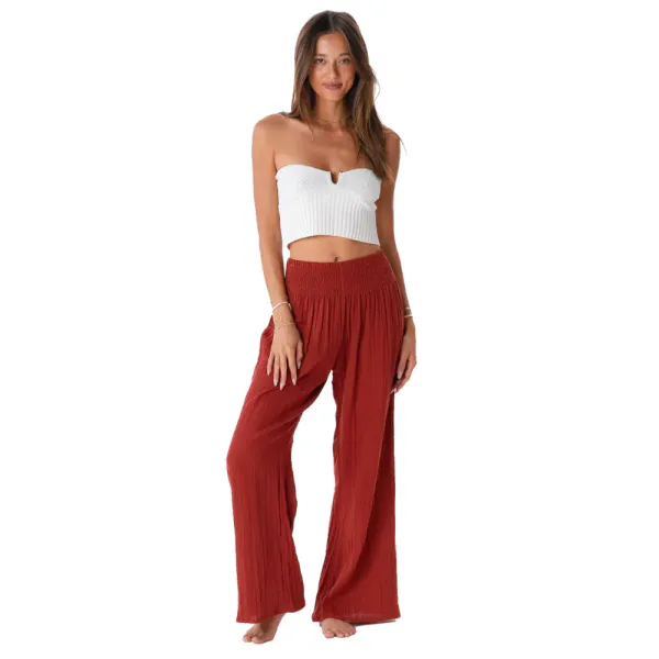 "Seaside Spice" Wide leg Pants 