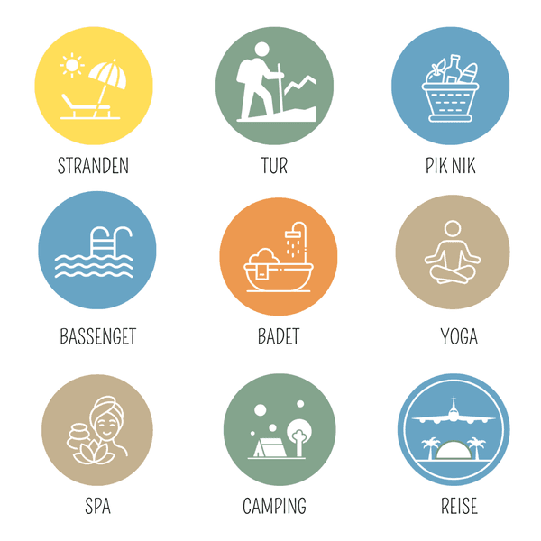 "HVALER" Badelaken -R&oslash;d