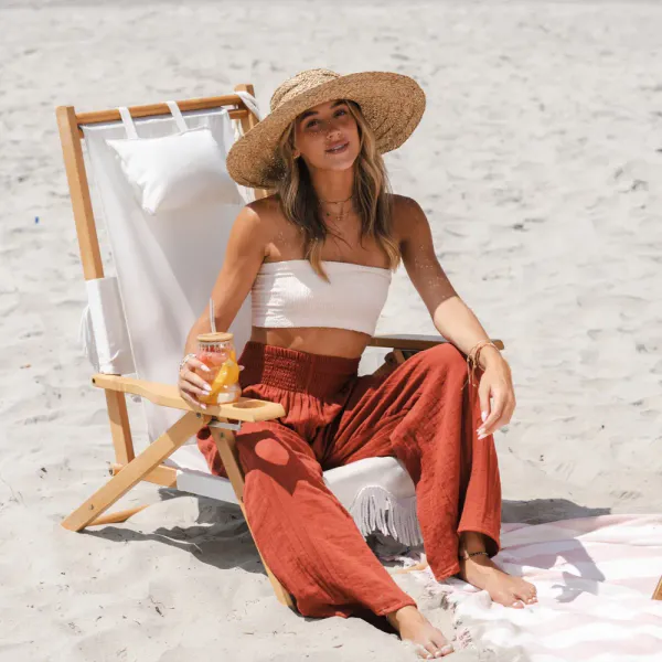 "Seaside Spice" Wide leg Pants 